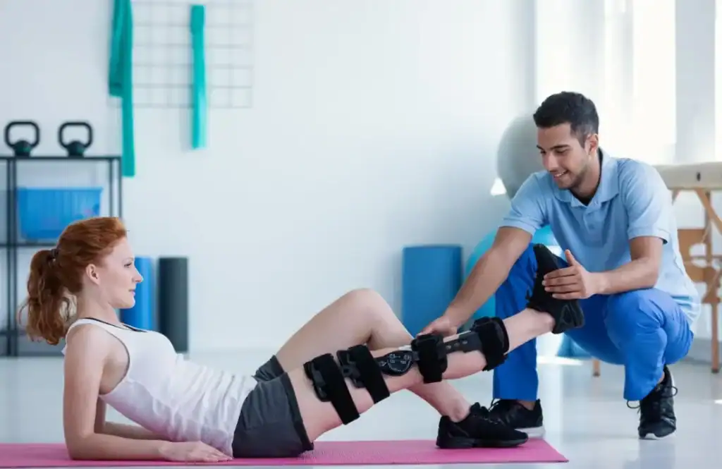 Debunking Meal Timing Myths: The Truth About Muscle Recovery 1 Woman having treatment to help muscle recovery West Mersea after an injury